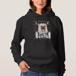 Sudadera Perro Culpable Mugshot Crestado Chino