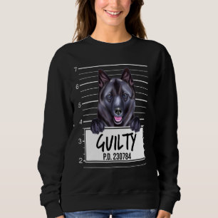 Sudadera Perro Culpable Mugshot Elkhound Noruego