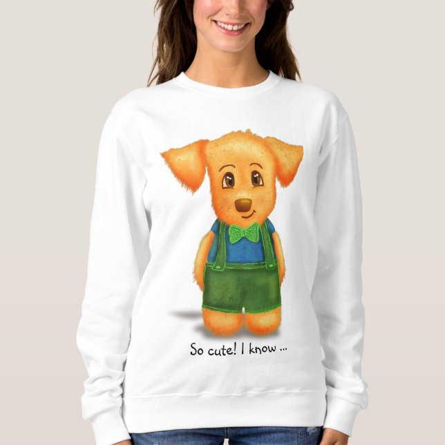 Sudadera Perro Cute (Anverso)