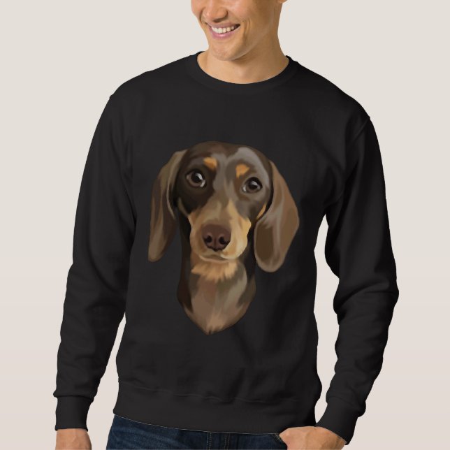Sudadera Perro Cute Dachshund (Anverso)