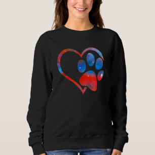 Sudadera Perro Cute Paw Prin Psychedelle Tie Dye Poodle Pup