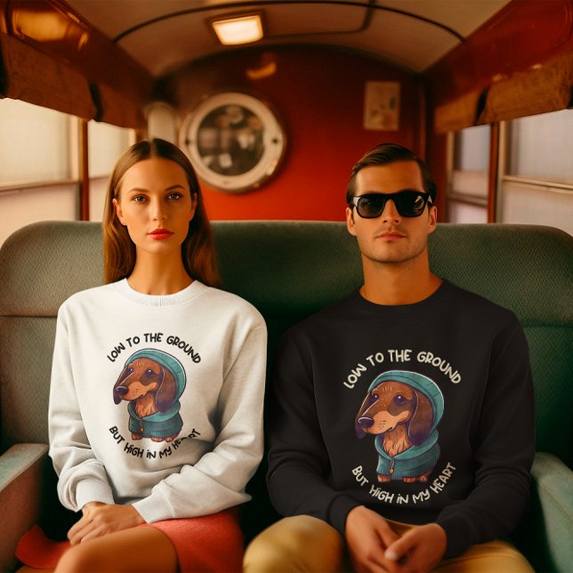 Sudadera Perro Dachshund Sausage personalizado, padre/madre (Dachshund Sausage Dog, Doxie mom/dad Sweatshirt)