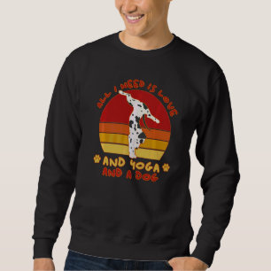 Sudadera Perro Dalmatian Dueño De Perro Yoga Perro