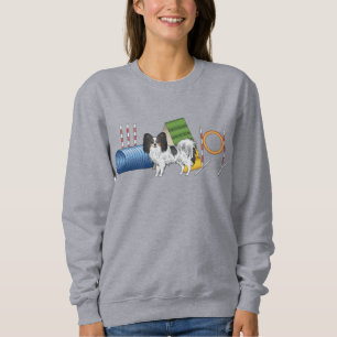 Sudadera Perro de Agilidad Papillon Tricolor Deportes Canin