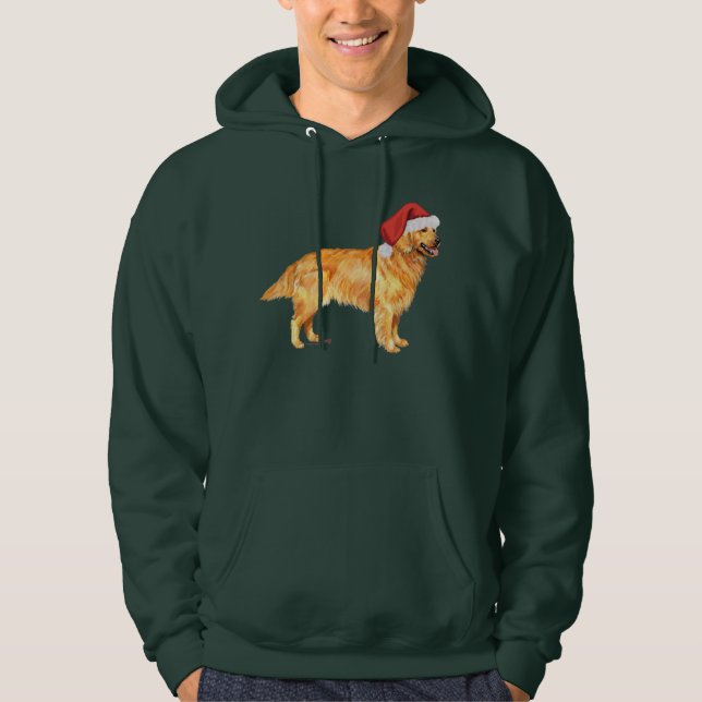Sudadera Perro de Agua Retriever Navidad (Anverso)