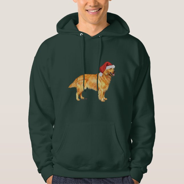 Sudadera Perro de Agua Retriever Navidad (Anverso)