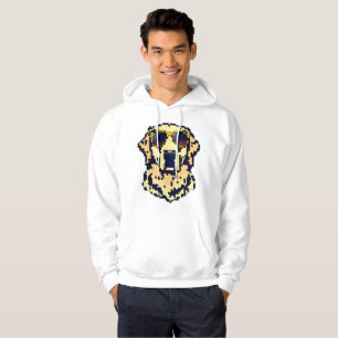 Sudadera Perro de aguas de pixel dorado