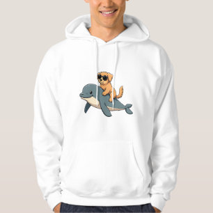 Sudadera Perro de aguas Retriever dorado vintage montando b