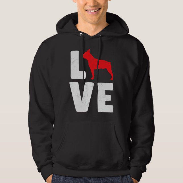 Sudadera Perro de Boston Terrier (Anverso)