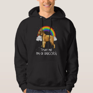 Sudadera Perro de Bruselas de Arcoíris Confía en Mí Soy un