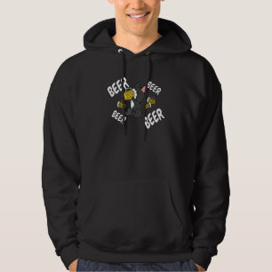 Sudadera Perro de Bulldog francés de cerveza