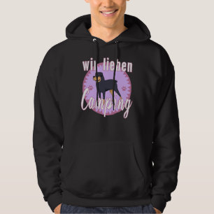 Sudadera Perro de campamento y hogar móvil nos encanta Camp