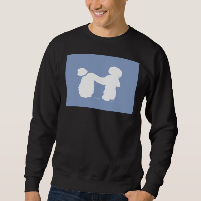 Sudadera Perro de canapé azul Tony Fernandes (Anverso)
