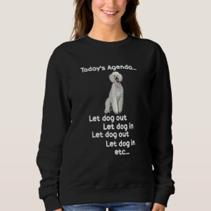Sudadera Perro de caniche blanco gracioso Mascota divertido
