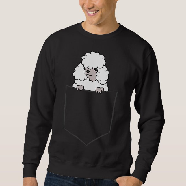 Sudadera Perro De Caramelo En Un Bolsillo Gracioso (Anverso)