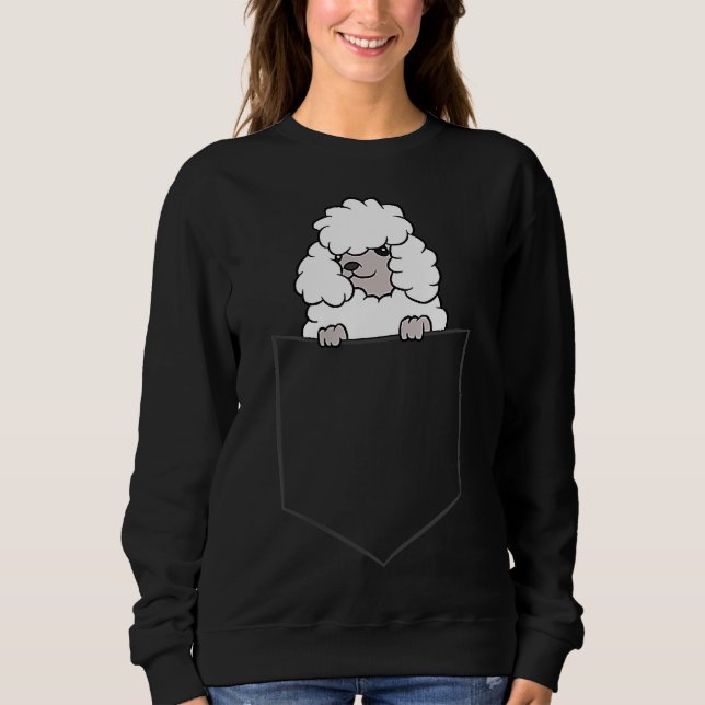 Sudadera Perro De Caramelo En Un Bolsillo Gracioso (Anverso)