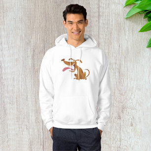 Sudadera Perro de caricatura con sonrisa y lengua fuera
