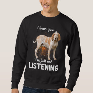 Sudadera Perro de Cocina Americana Inglés Oído Que No Estás