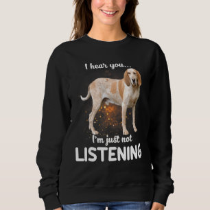 Sudadera Perro de Cocina Americana Inglés Oído Que No Estás