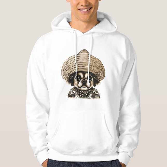 Sudadera perro de color marrón (Anverso)