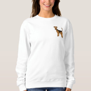 Sudadera Perro de dibujos animados Airedale Terrier Bingley