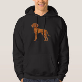 Sudadera Perro de dibujos animados rojo lindo Hungarian Viz