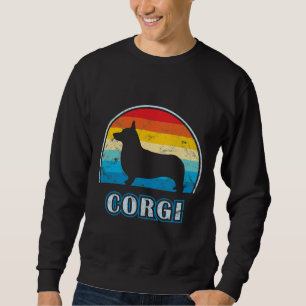 Sudadera Perro de diseño de cosecha Corgi