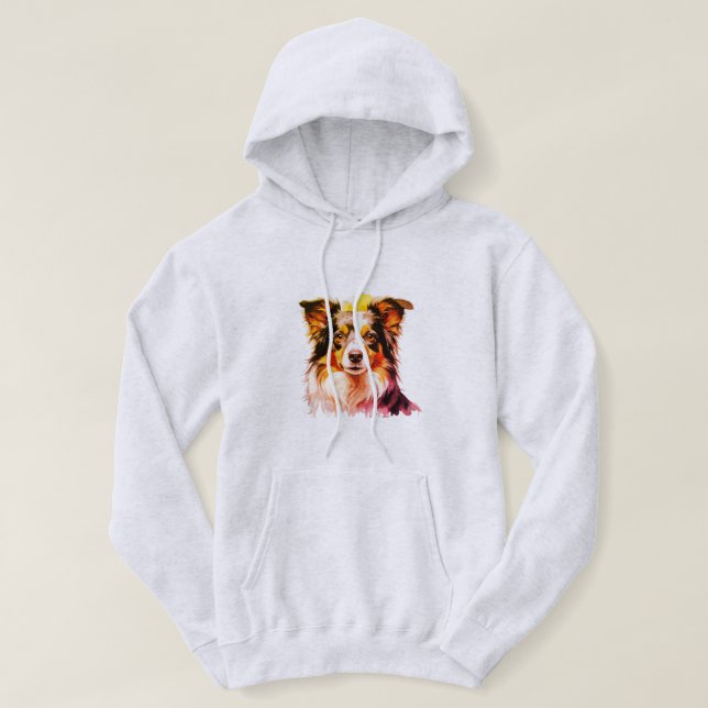 Sudadera Perro de familia Border Collie (Diseño del anverso)