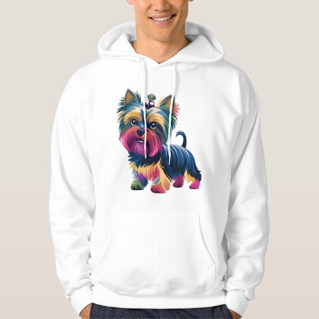 Sudadera Perro de grafiti urbano (Anverso)