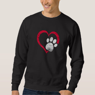 Sudadera Perro de Heart Paw Animal Puppy Whisperer Fur Masc