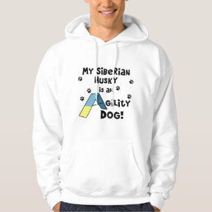 Sudadera Perro de la agilidad del husky siberiano