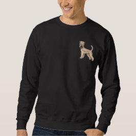 Sudadera Perro de la caricatura del terror de la rueda blan
