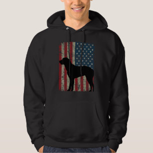 Sudadera Perro de la montaña suizo grande Bandera americana