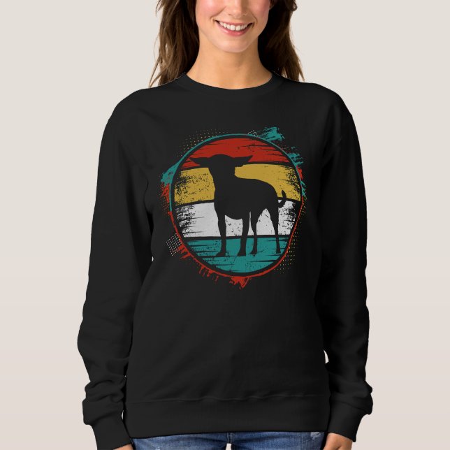 Sudadera Perro de la puesta de sol de Chihuahua (Anverso)