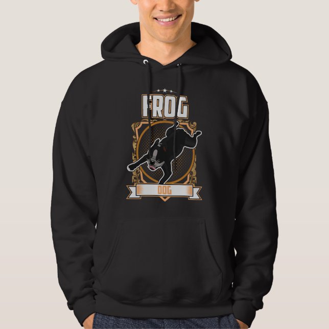 Sudadera Perro de la rana del terror de Boston (Anverso)