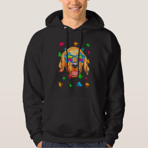 Sudadera Perro de la toma de conciencia del autismo del rom