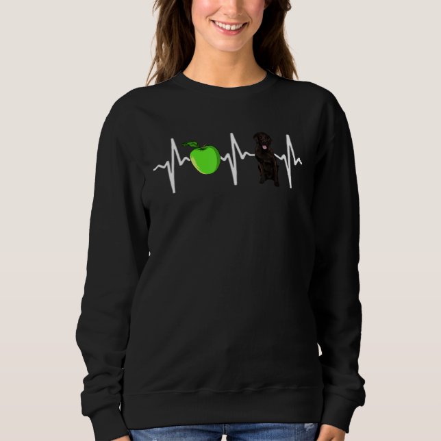 Sudadera Perro de latido de Apple con recubrimiento plano r (Anverso)