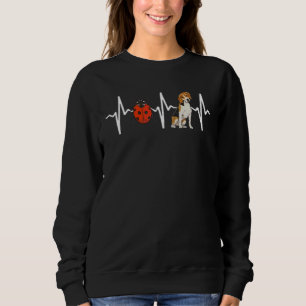 Sudadera Perro De Latido De Corazón De Beagle De Mariquita