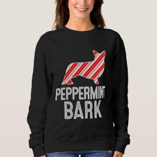 Sudadera Perro de los Navidades de la corteza Peppermint de