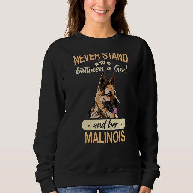 Sudadera Perro de Malinois (Anverso)