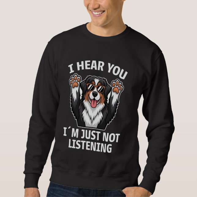 Sudadera Perro de montaña de Bernese Divertido Perro Berner (Anverso)