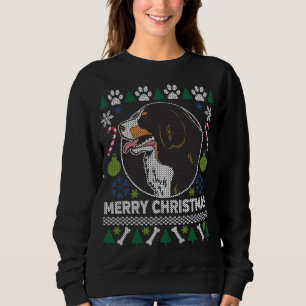 Sudadera Perro de montaña de Bernese: Navidades feos suét