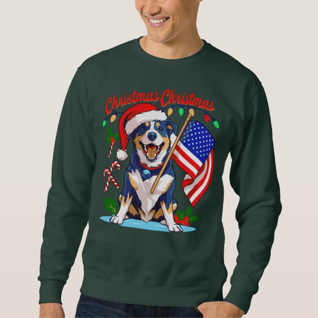 Sudadera Perro de Navidades Cute (Anverso)