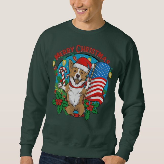 Sudadera Perro de Navidades Cute (Anverso)