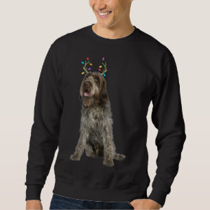 Sudadera Perro de Navidades de renos de Griffon con cabello