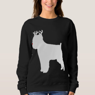 Sudadera Perro de Navidades de renos griffon de Bruselas