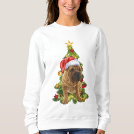 Sudadera Perro de Navidades Shar Pei, perrito de Navidad Sh