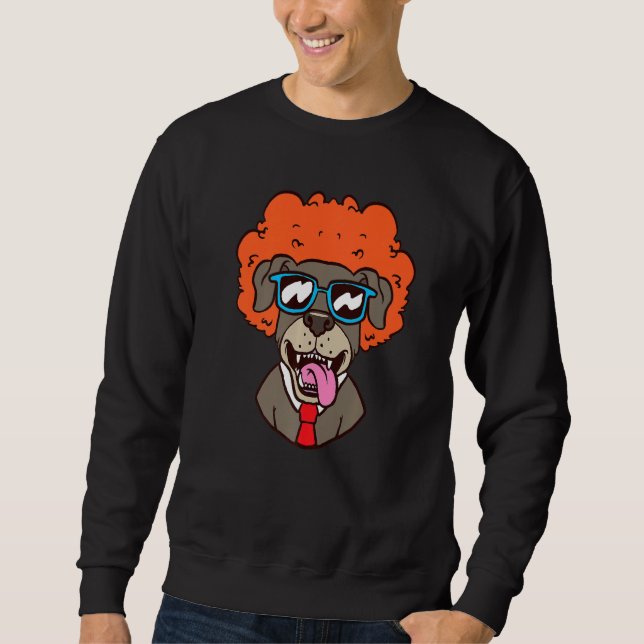 Sudadera Perro de payaso (Anverso)
