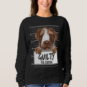 Sudadera Perro de pelo duro alemán foto policial Perro culp