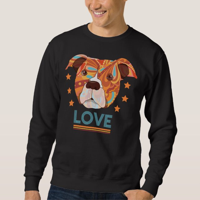 Sudadera Perro de Pitbull (Anverso)